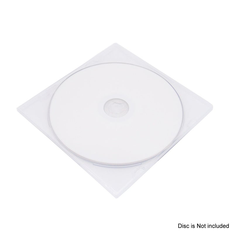 Maxtek 5.2mm Durable CD Case, Slim Single Clear PP Poly Plastic Cases, 100 Pack. - Image 4